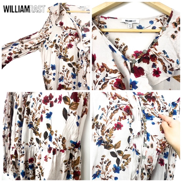 Williamrast open shoulder spring top 2X - Picture 11 of 11